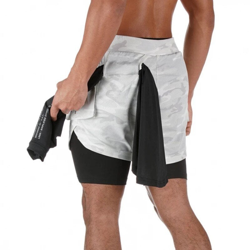 mens jogging shorts with zip pockets