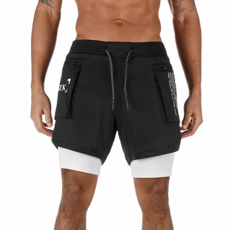 mens jogging shorts with zip pockets