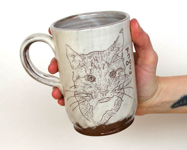 Custom Pet Portrait Mug – West & Willow