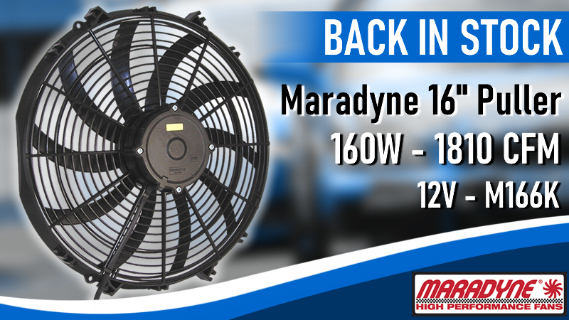 Maradyne Champion Series Fan - 16" / 406mm Skew 12V