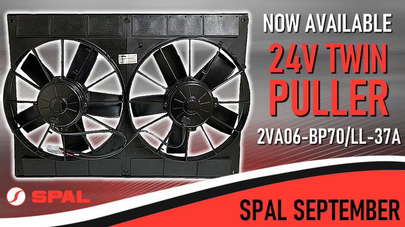 SPAL 24V 11" Twin Fan