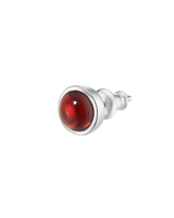 ALPHA 耳环 - 红石榴石