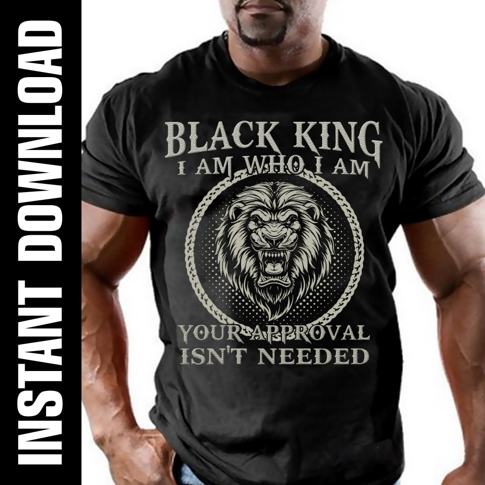 Black King I Am Who I Am SVG PNG – eBoss 247