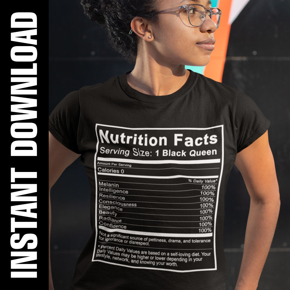 Download Black Queen Nutrition Facts PNG SVG - eBoss 247