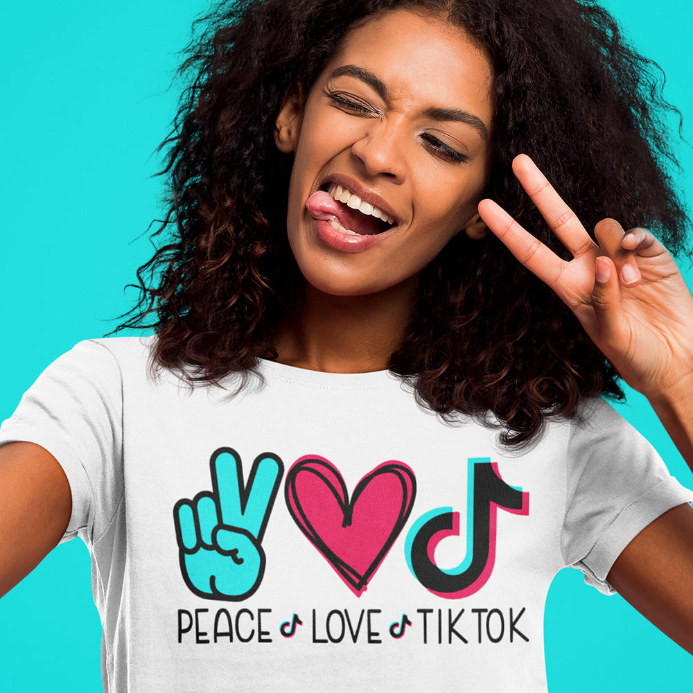 Download Peace Love Tik Tok Sublimation Transfer - eBoss 247