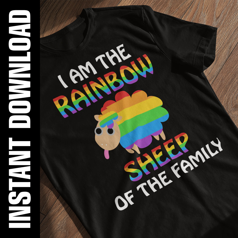 Download I Am The Rainbow Sheep Png Svg Eboss 247