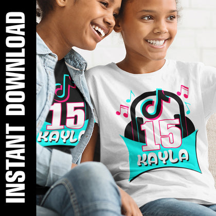 Free Free 297 Princess Tik Tok Birthday Shirt Svg SVG PNG EPS DXF File