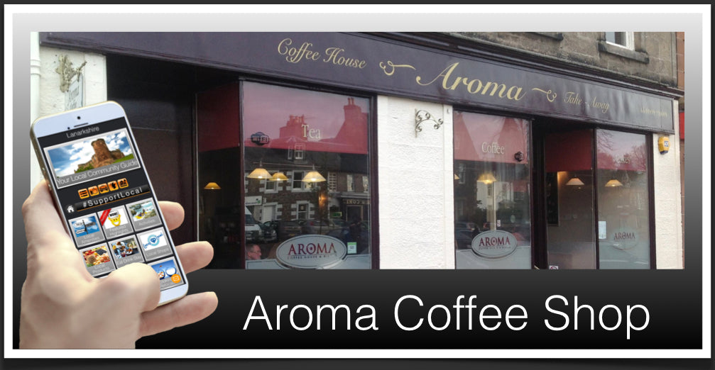 Aroma Coffee Shop Header image