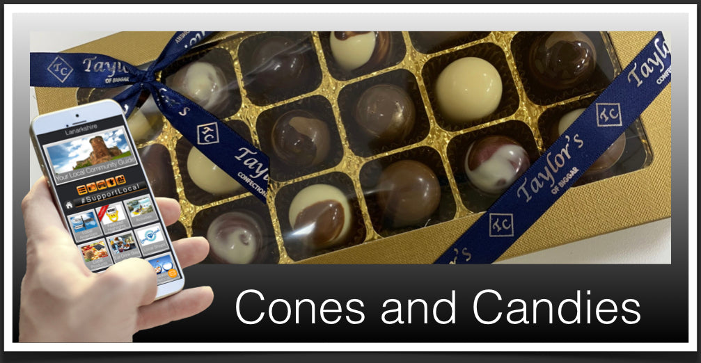 Cones and Candies Header image