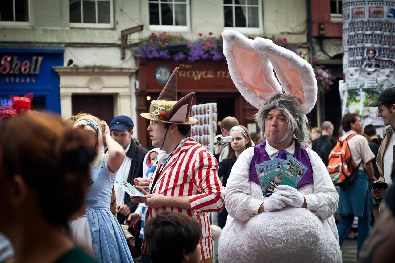 Man as rabbit Image