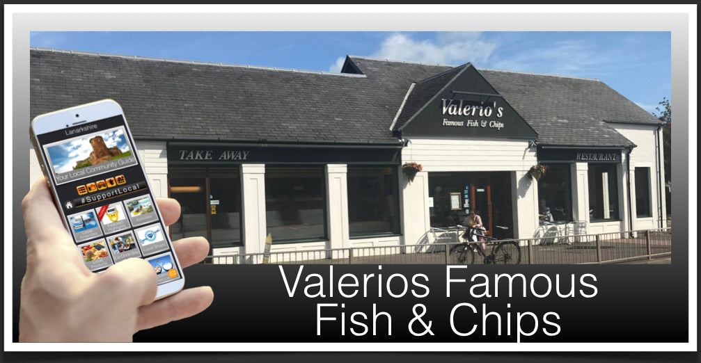 Valerios Famous Fish and chips Header image