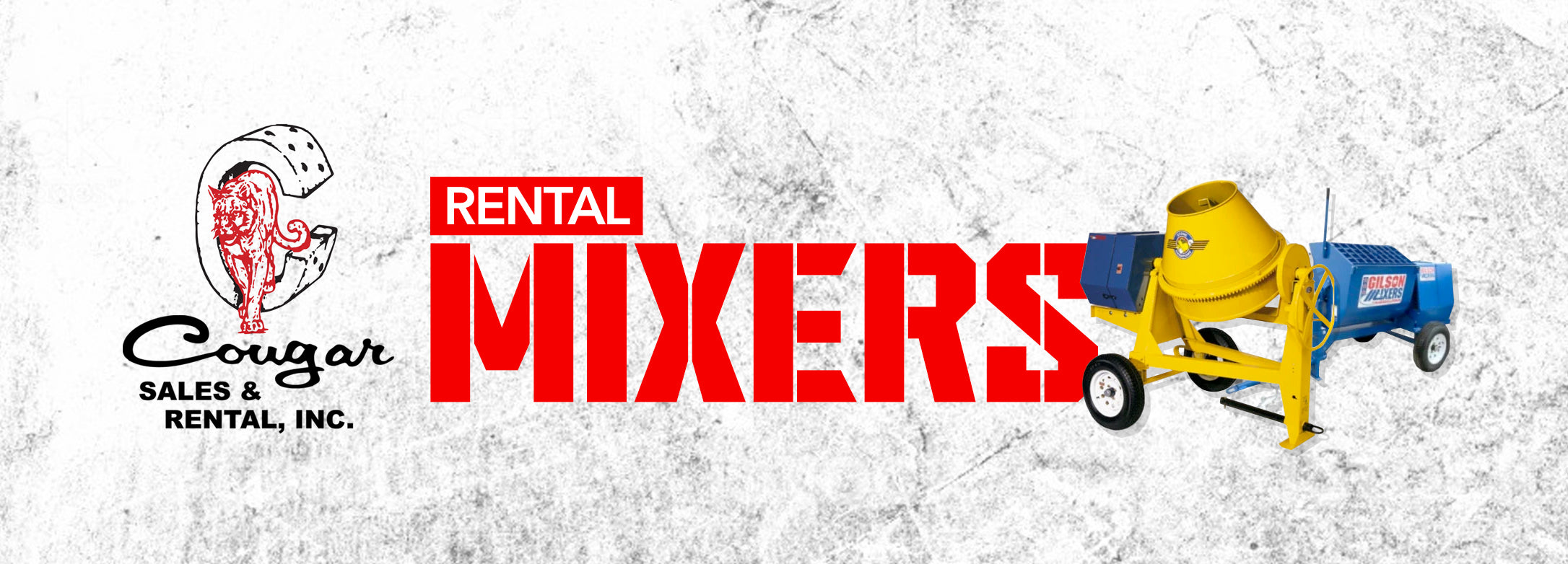 Mixers - Rentals — Cougar Sales & Rental, Inc.