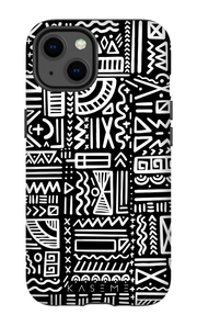 Aztec black phone case - iPhone 13