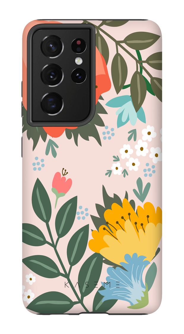 Pink Flower phone case - Galaxy S21 Ultra