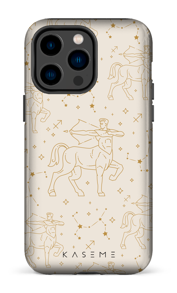 Sagittarius beige Phone Case - iPhone 14 Pro Max