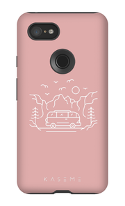 Camp life pink phone case - Google Pixel 3 XL