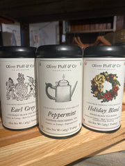 tea, oliver pluff, shopping, gifts, holiday shopping