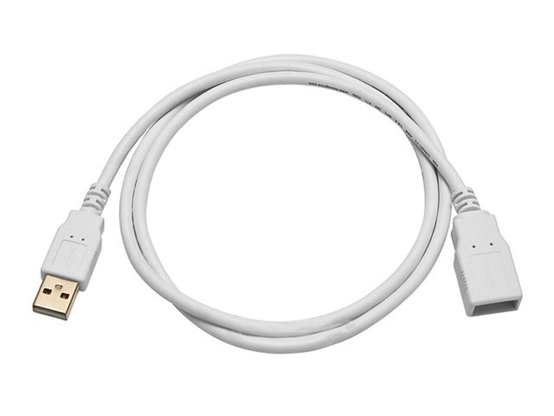 USB MALE FEMALE CABLE (1.5 m),1.5 Meter USB 2.0 Extension Cable - A-Male to A-Female with Sucking Rubber Grip