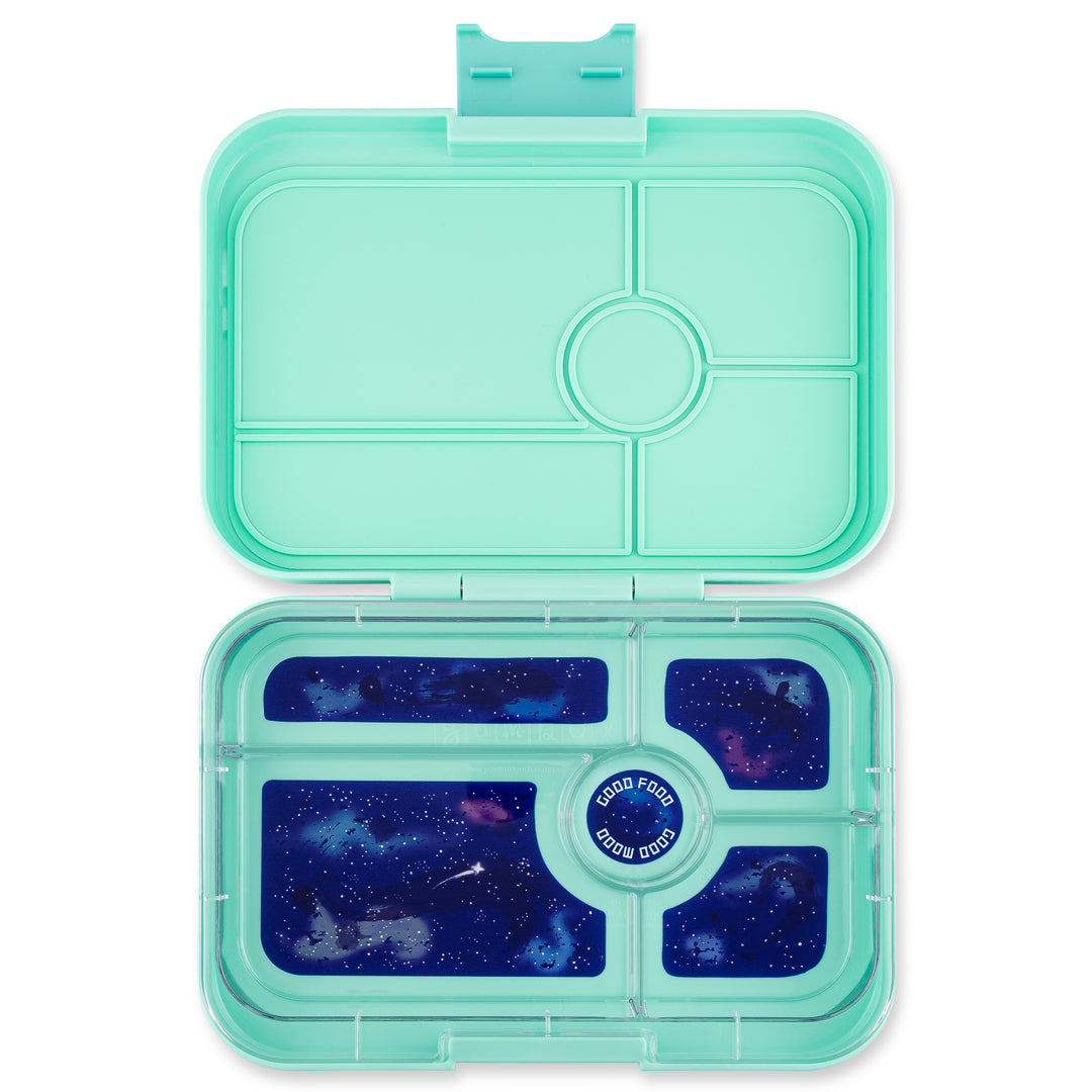 Leakproof Yumbox Tapas Greenwich Green - 4 Compartment - NYC Tray - La