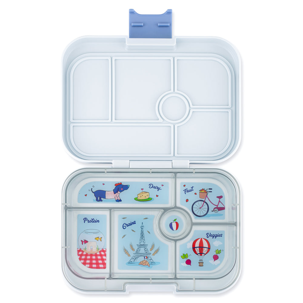 Yumbox Silicone Mini Bento Set of 6 in Pink & Aqua