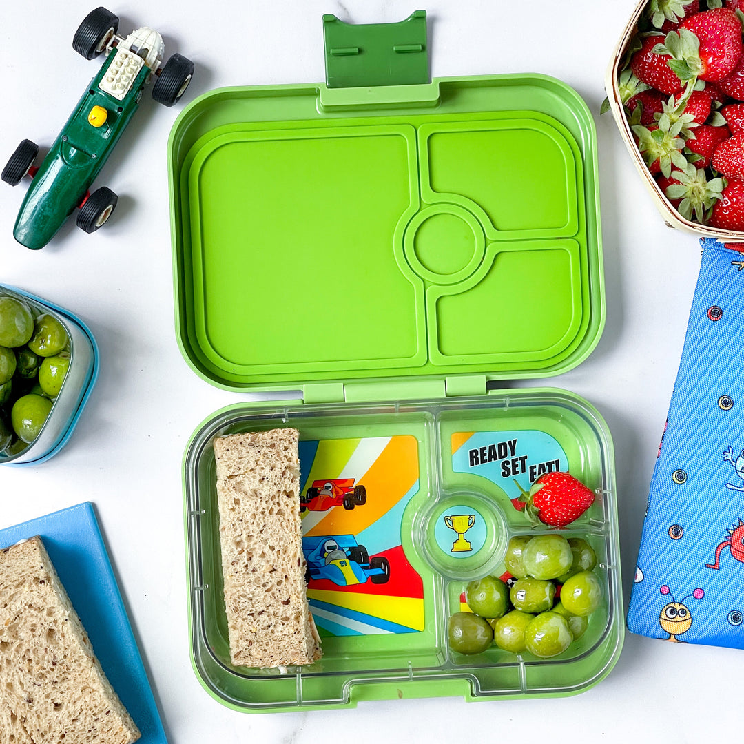 Yumbox Original - Leakproof Bento Lunch box for Kids (2-7 Years) with 5  Compartments, Easy-Open Latch, Optimal Portion Sizes; Perfect for Kid  Packed