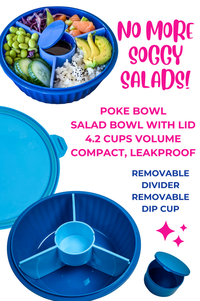 Homemade Poke Bowl Container for Teens and Adults