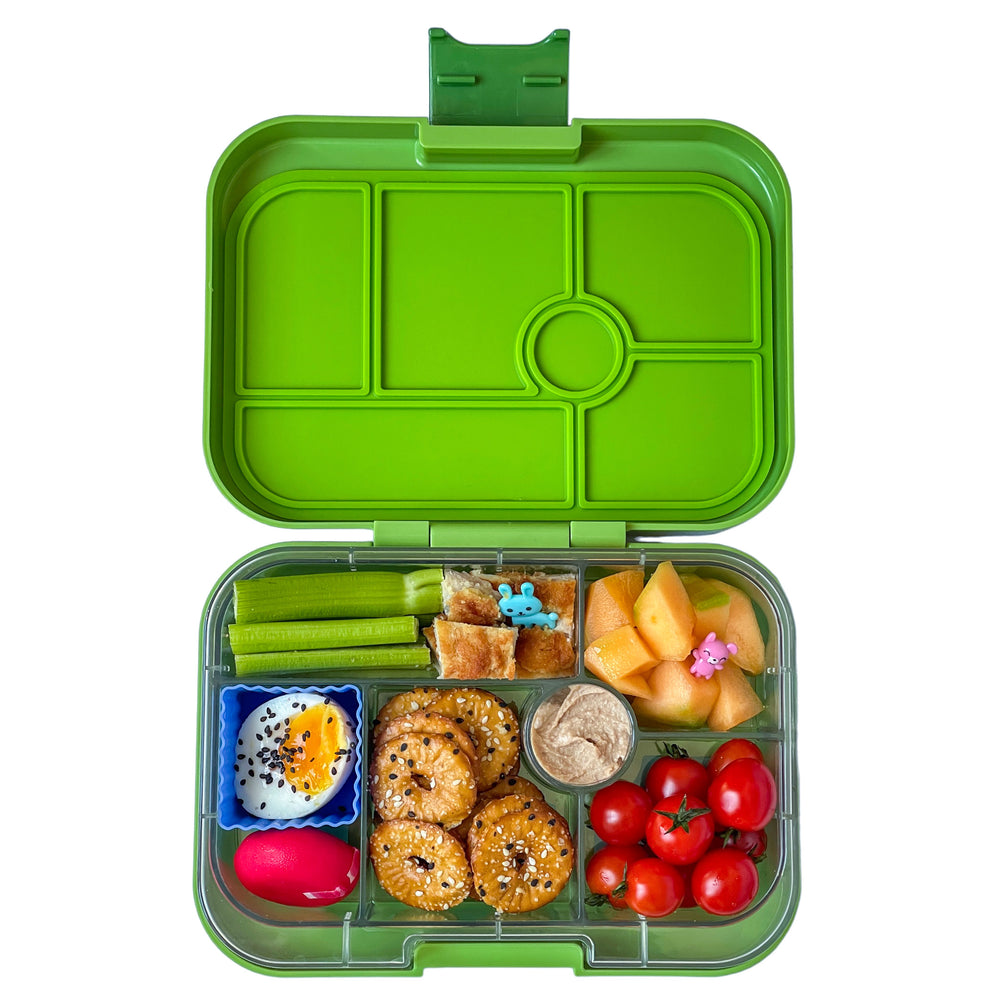  Yumbox Original - Leakproof 5-Compartment Bento Lunchbox for  Kids (2-7 Years), Easy-Open Latch, Optimal Portion Sizes & Dishwasher Safe  Tray (Hazy Gray) : Home & Kitchen