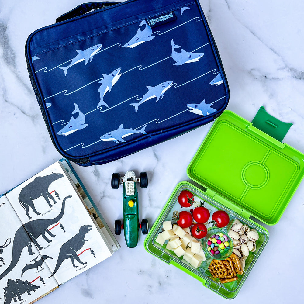 Lunch box ronde bleue