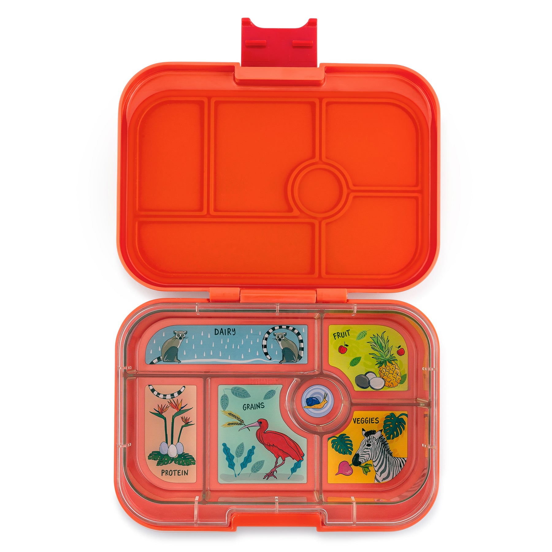 Machtig Encyclopedie deze Leakproof Bento Box for Kids - Yumbox Safari Orange