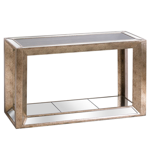 Augustus Mirrored Console Table with Shelf - Mayflower Furniture
