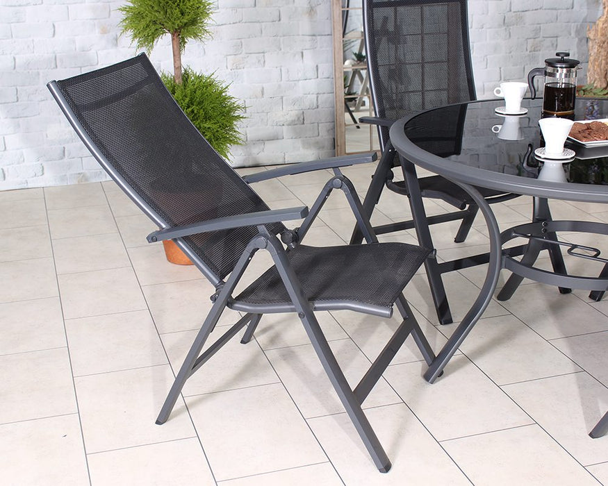 sorrento 4 seater round deluxe lounger set