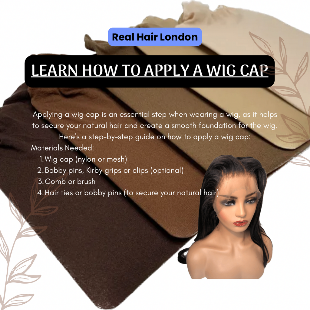 Learn how to apply a wig cap Real Hair London