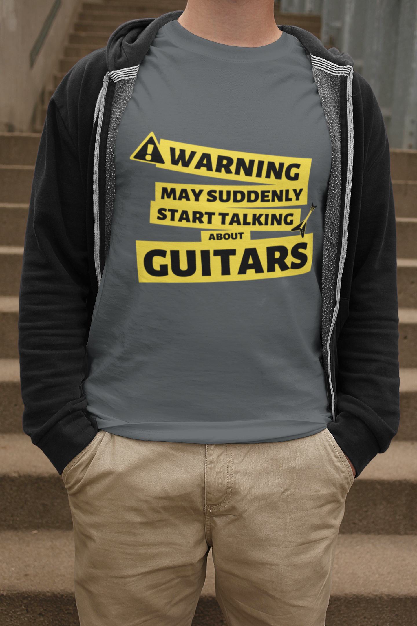 Musique Guitariste Drôle Cadeau Pour Les Fans De La Guitare T-Shirt