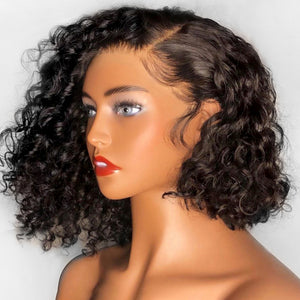 Deep Curly Bob Lace Front Wig