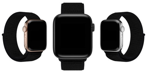 apple watch spor loop kordon dark black koyu siyah kordon