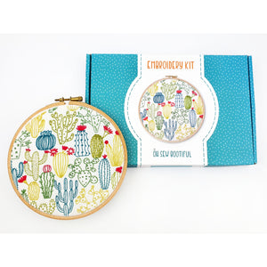 Oh Sew Bootiful Handmade Cactus Embroidery Kit