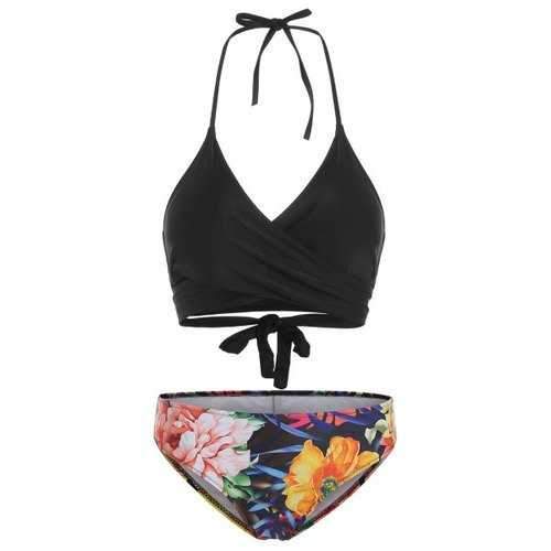 halter neck padded bikini