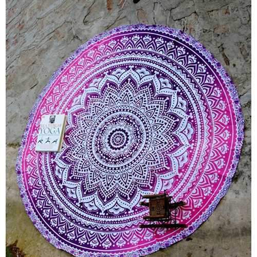 circle beach mat