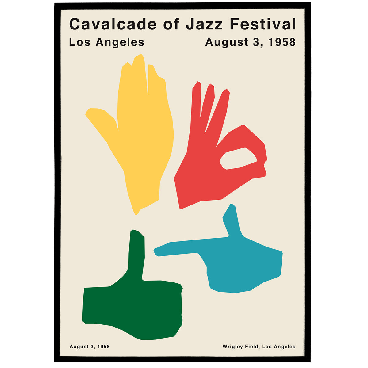 Los Angeles Jazz Festival Poster — HypeSheriff US