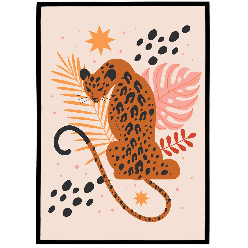 Jungle Cat Artistic Poster — HypeSheriff US
