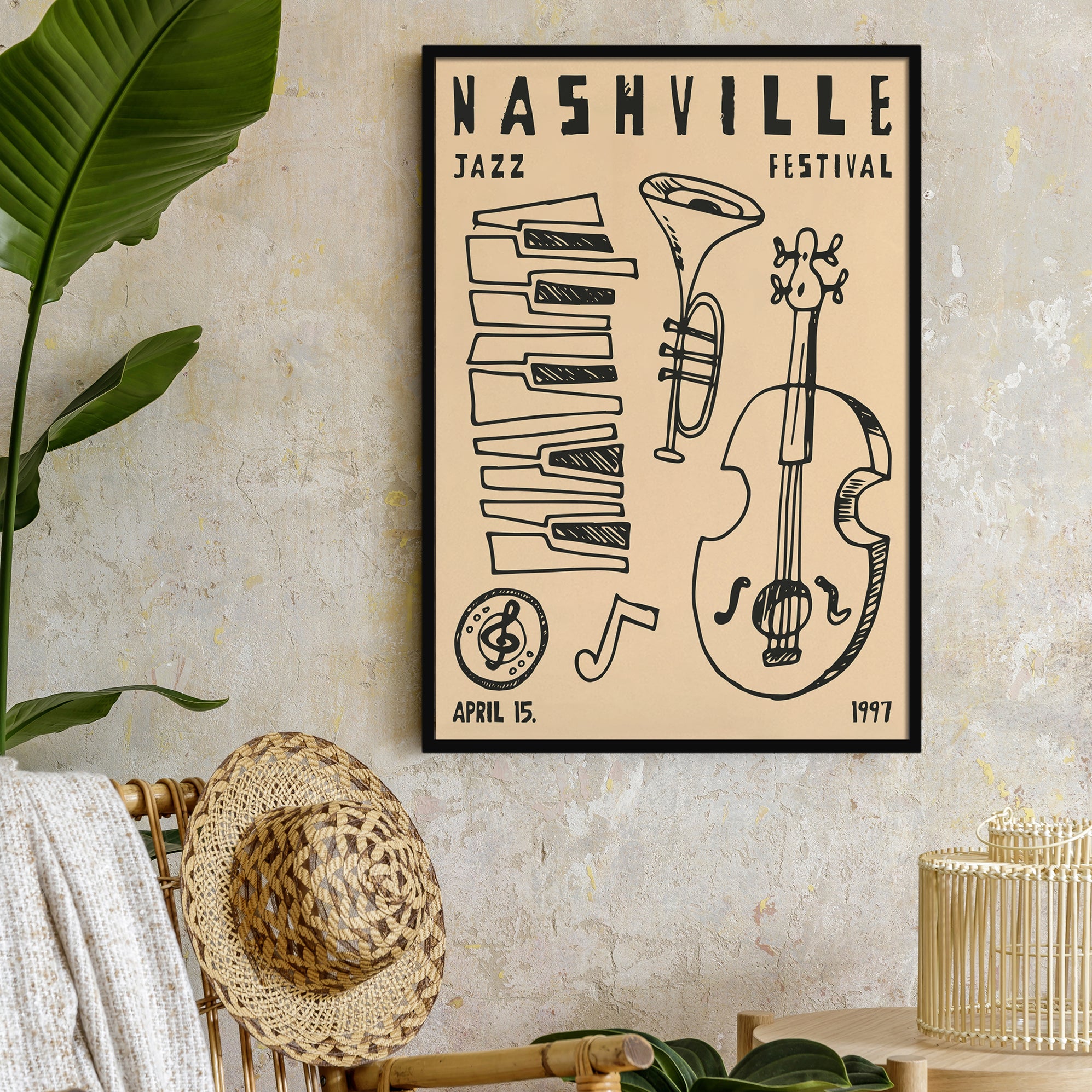 Nashville Jazz Festival poster — HypeSheriff US