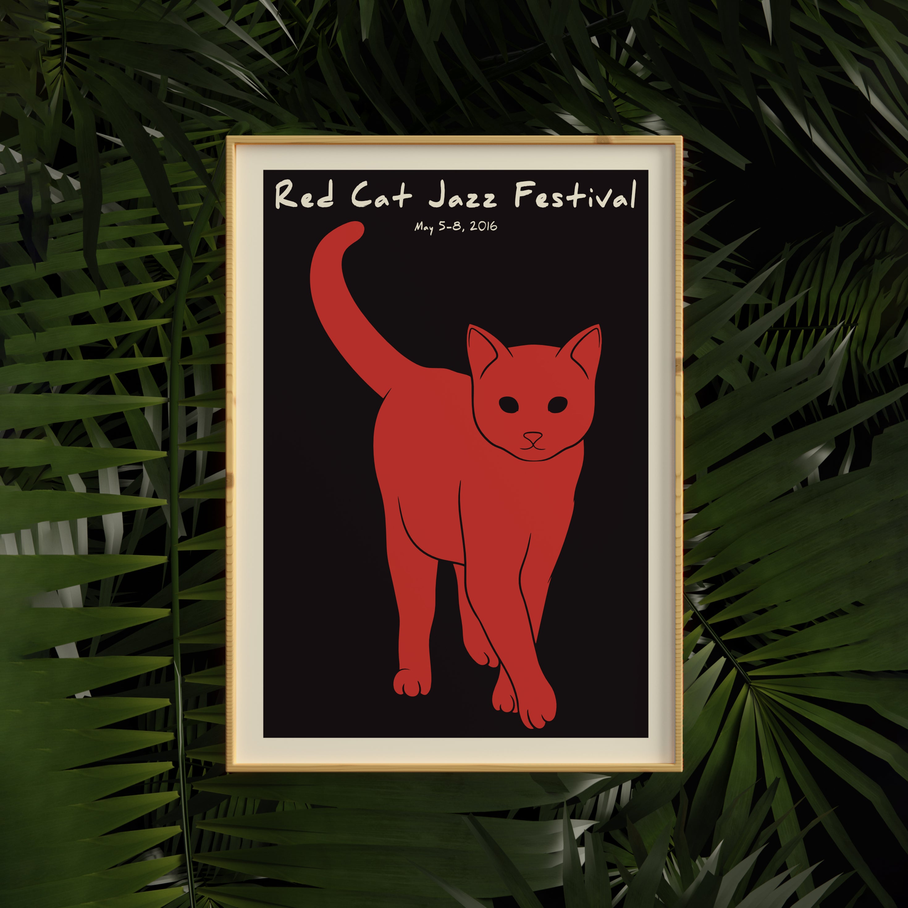 Red Cat Jazz Festival Poster — HypeSheriff US