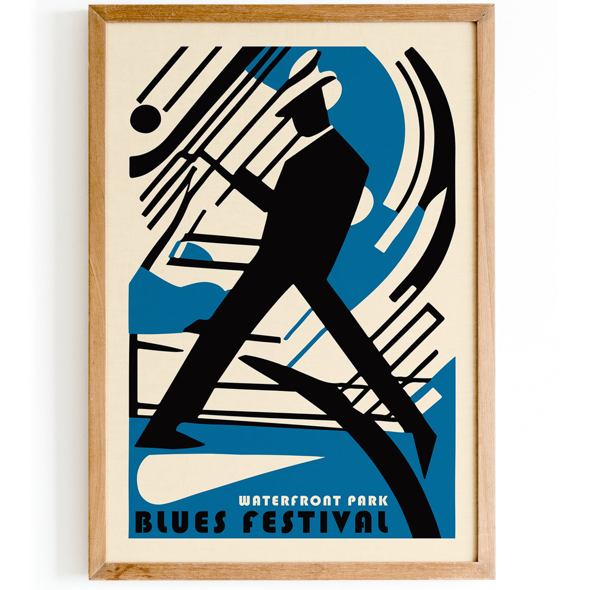 Waterfront Blues Festival Poster — HypeSheriff US