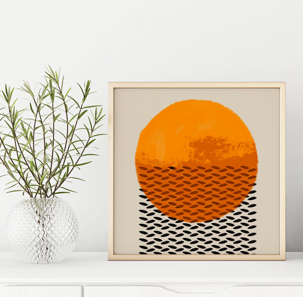 Abstract Sunset Print — HypeSheriff US