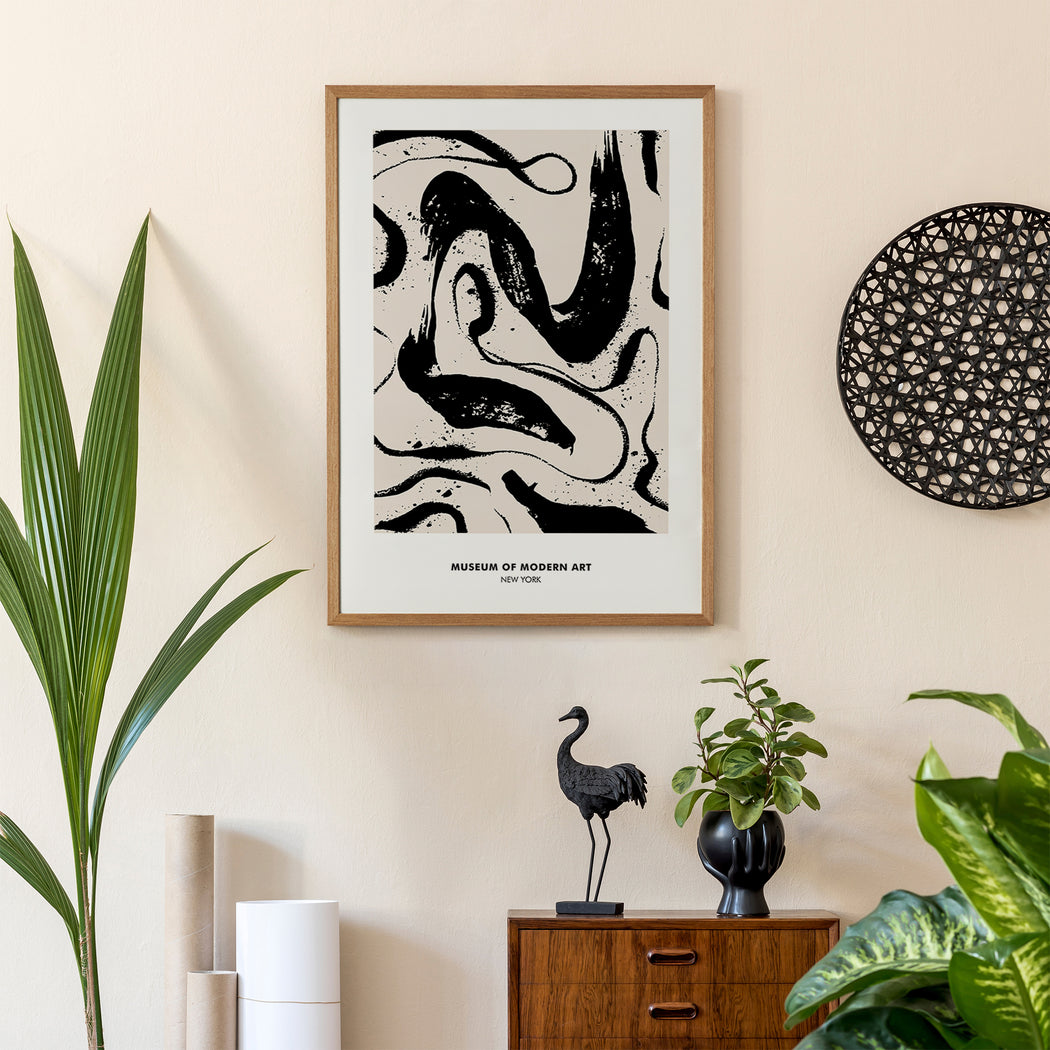 Abstract Black Ink Poster — HypeSheriff US