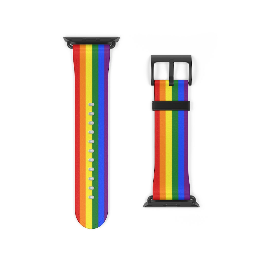 Rainbow Art Apple Watch Band — HypeSheriff US
