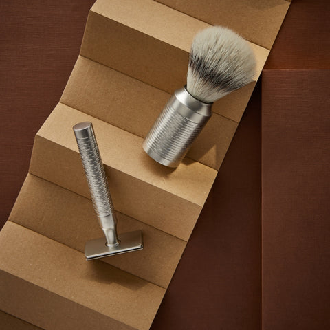 The ROCCA Matt Stainless Steel Shaving Set