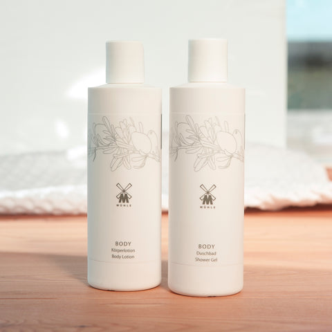 The ORGANIC Body Lotion and Shower Gel by MÜHLE