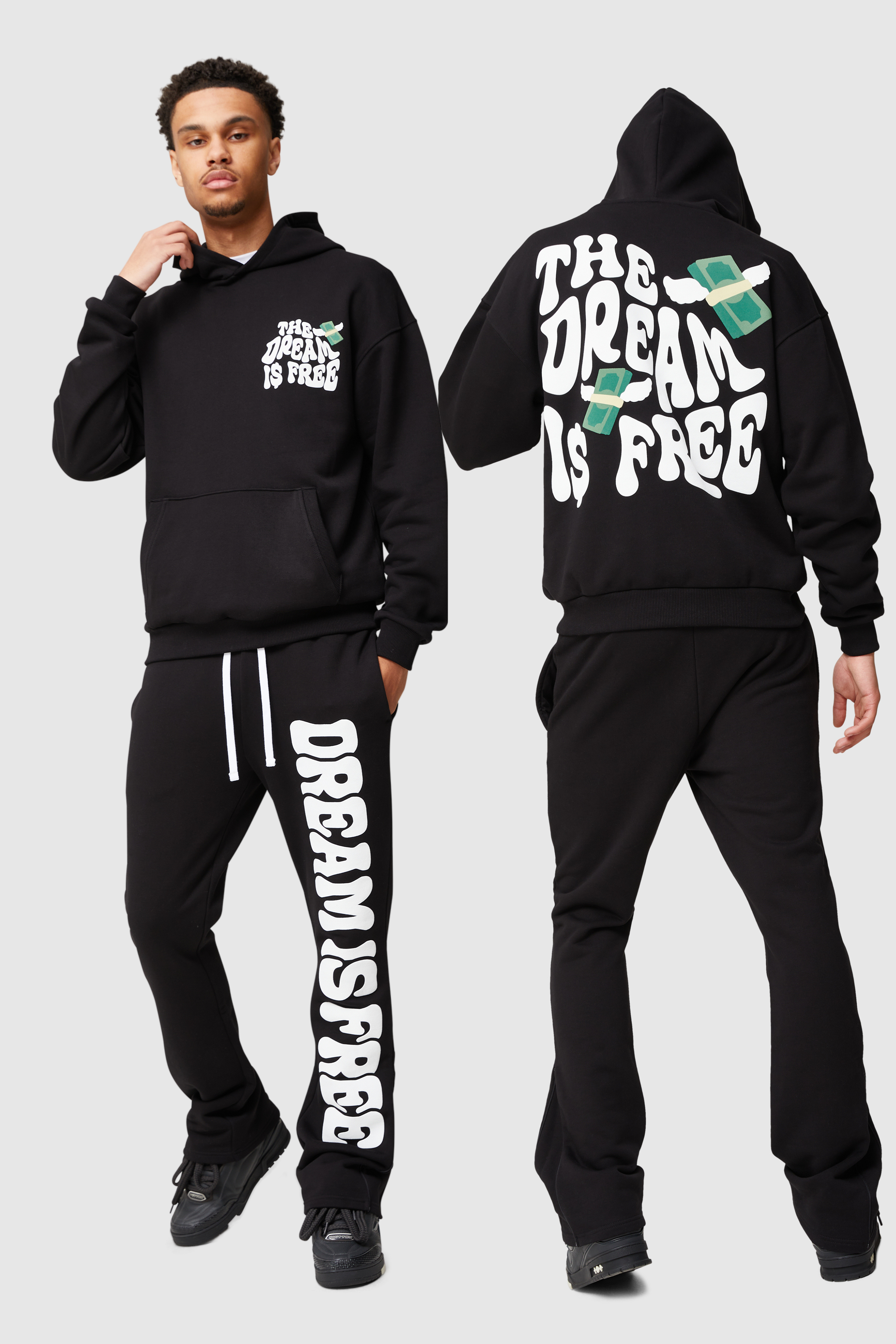 DREAM IS FREE TRACKSUIT - BLACK