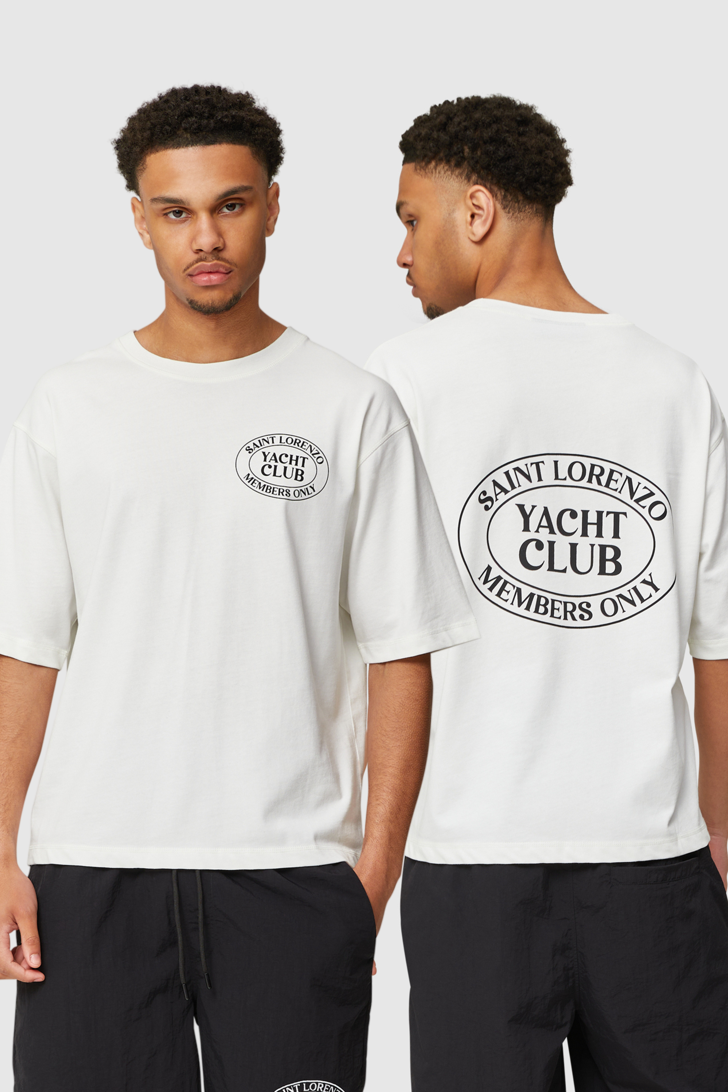 LORENZO YACHT CLUB TEE - WHITE